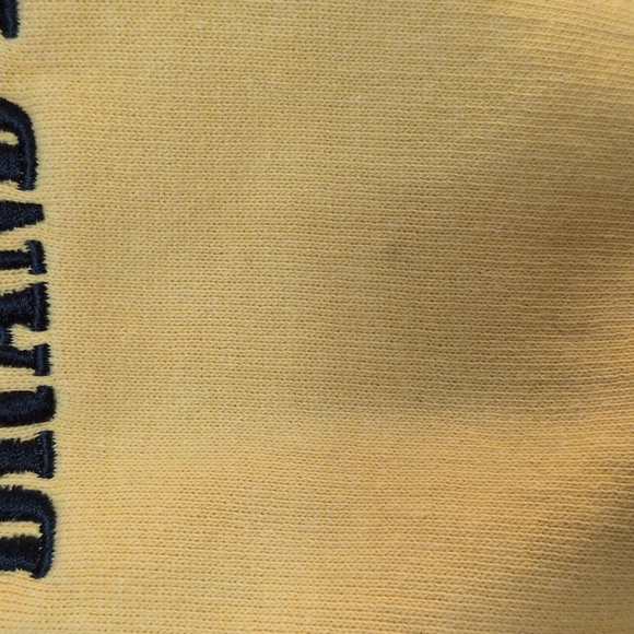 Vintage Yellow Cat Caterpillar Hoodie M - Picture 8 of 12